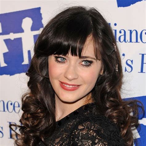 zooey deschanel signature bangs.